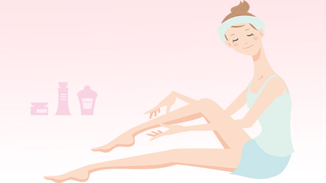 ワキ、ひじ下、ひざ下、そしてＶＩゾーンの脱毛をしました。