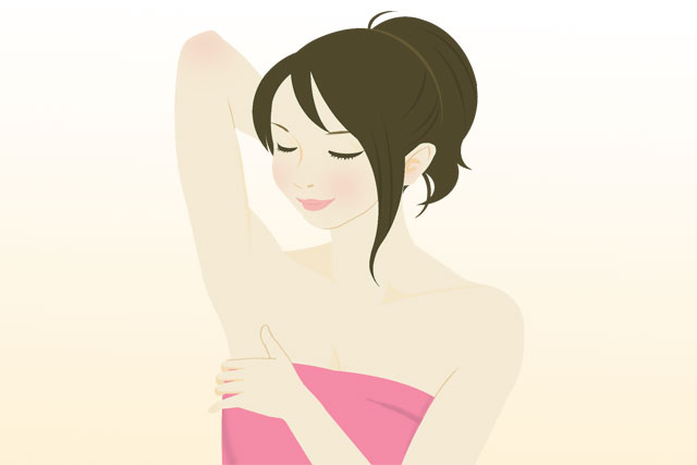 脱毛して自己処理不要に